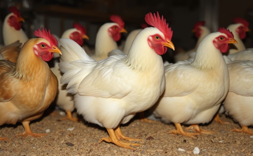 Chicken sleep patterns duration behavior nighttime