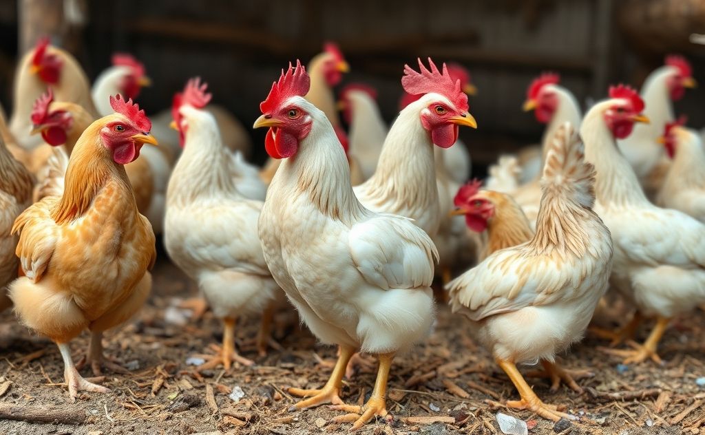 Chickens and their unique waste process explained