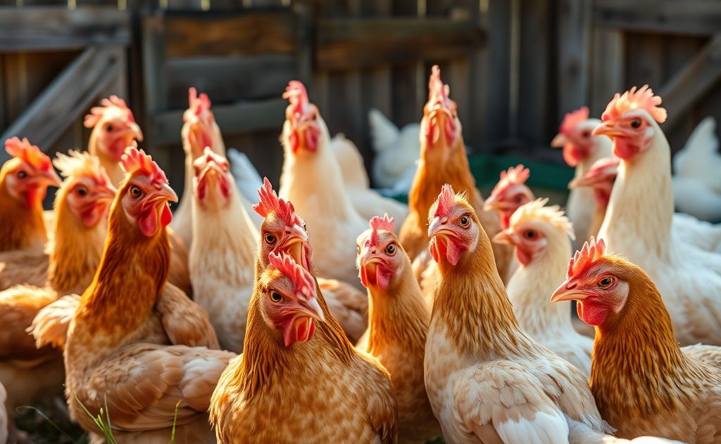 Chickens are curious companions seeking your attention