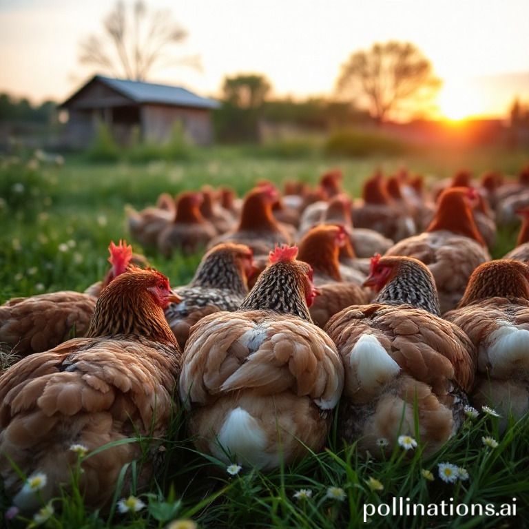 Sleeping chickens