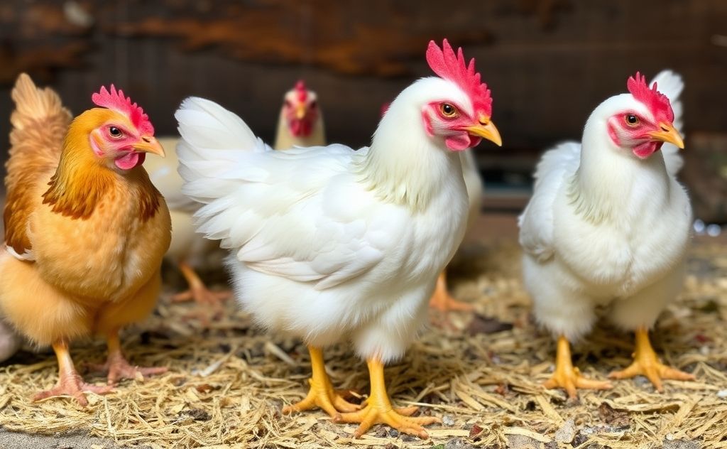 Chickens can start eating scratch at 8 weeks old