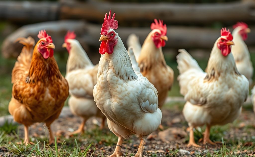 Chickens clucking loudly signal danger nearby