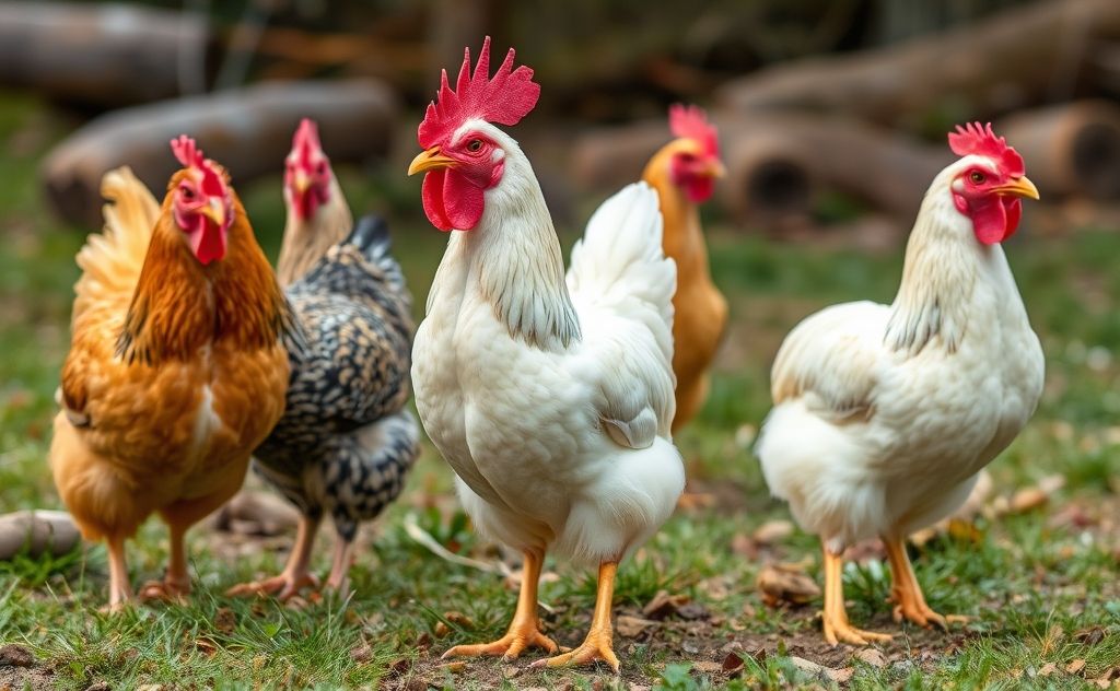 Chickens defend against threats in unique ways