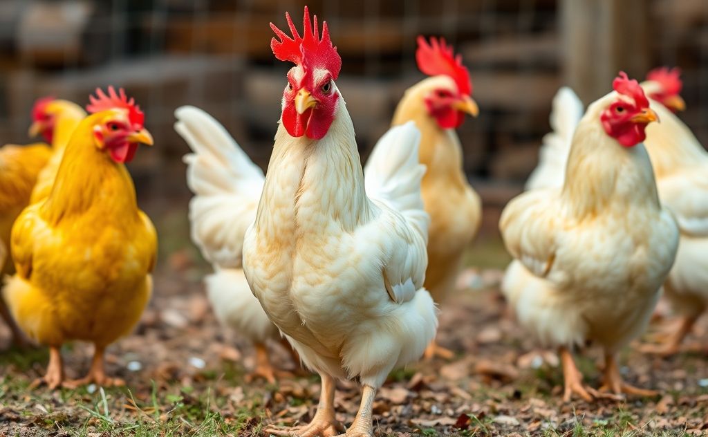 Chickens dislike bright colors like red and yellow