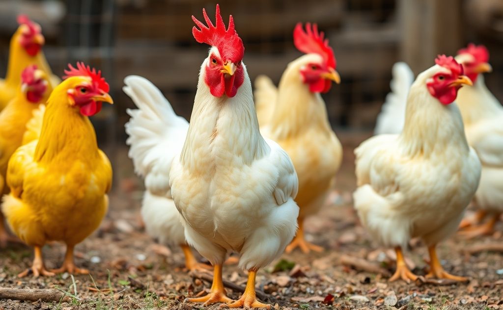Chickens dislike bright colors like red or yellow