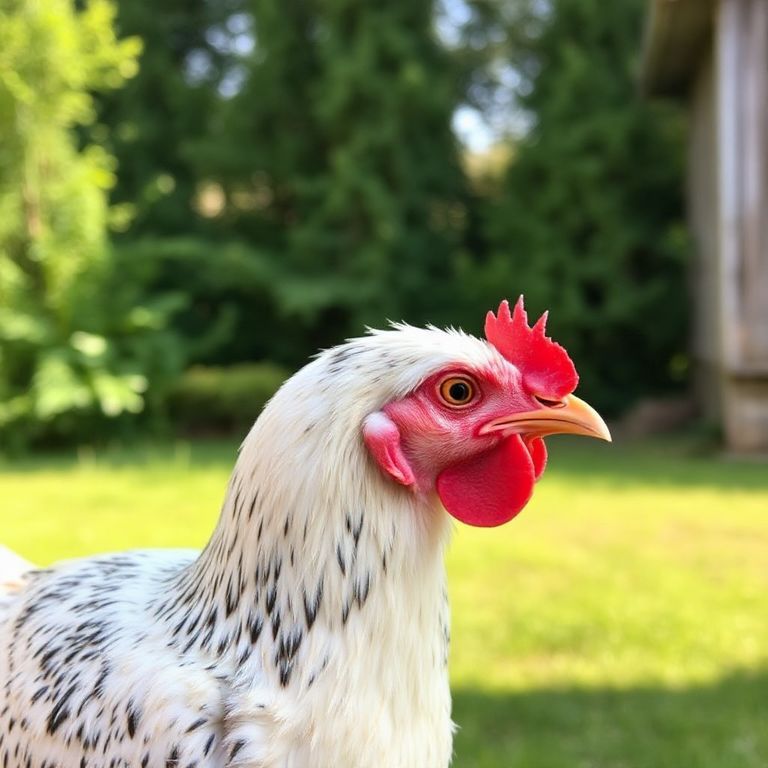 where do chickens like to be pet