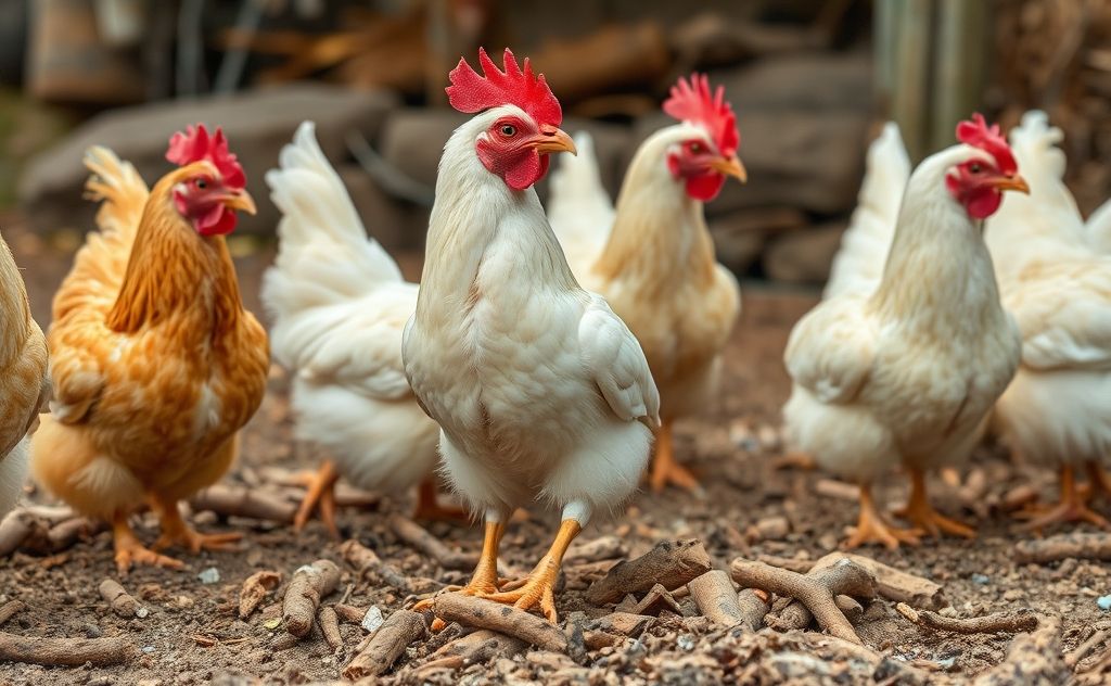 Chickens excrete waste as solid droppings