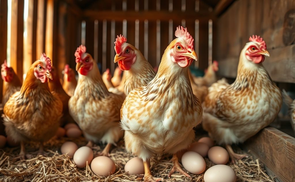 Chickens experience discomfort when laying eggs