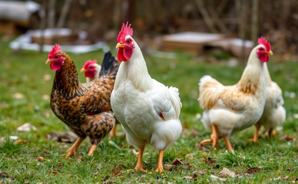 Chickens fear predators and harsh weather