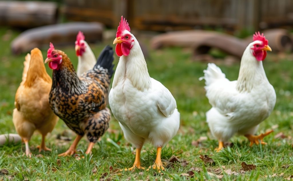 Chickens fear predators and sudden loud noises