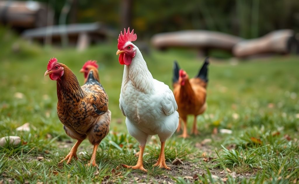 Chickens follow you out of curiosity and instinct