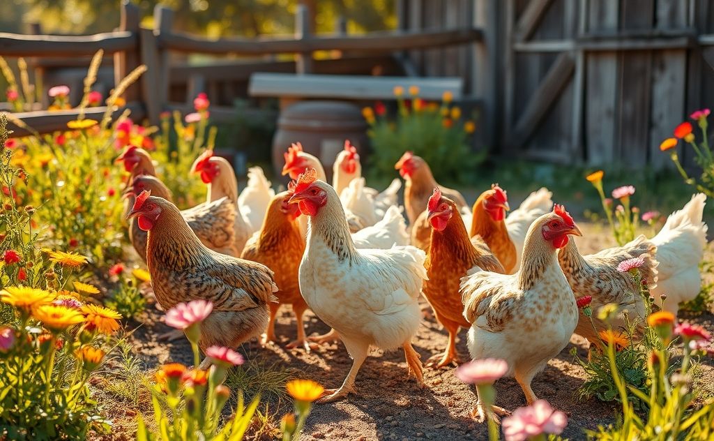 Chickens grounded exploring their unique world