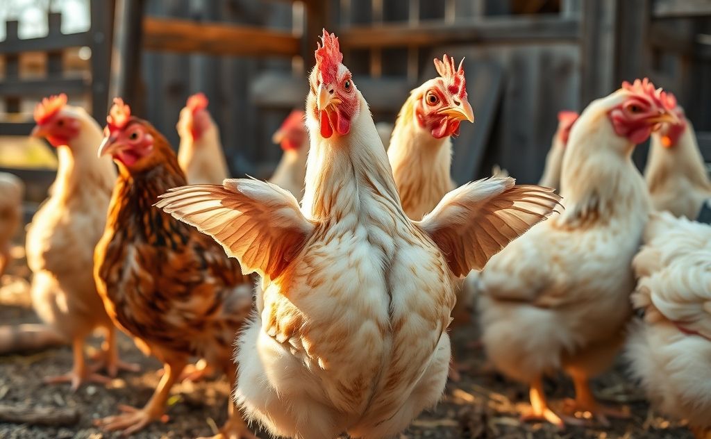 Chickens have two wings for limited flight