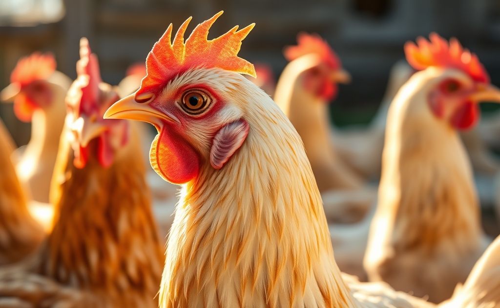 Chickens have unique hearing abilities and adaptations