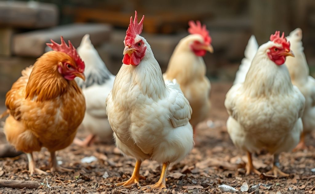 Chickens hide their heads when feeling stressed
