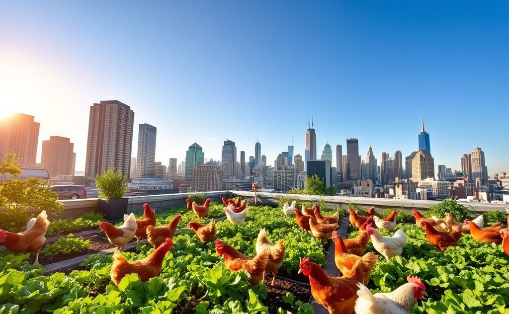 Chickens in city limits: urban farming guide