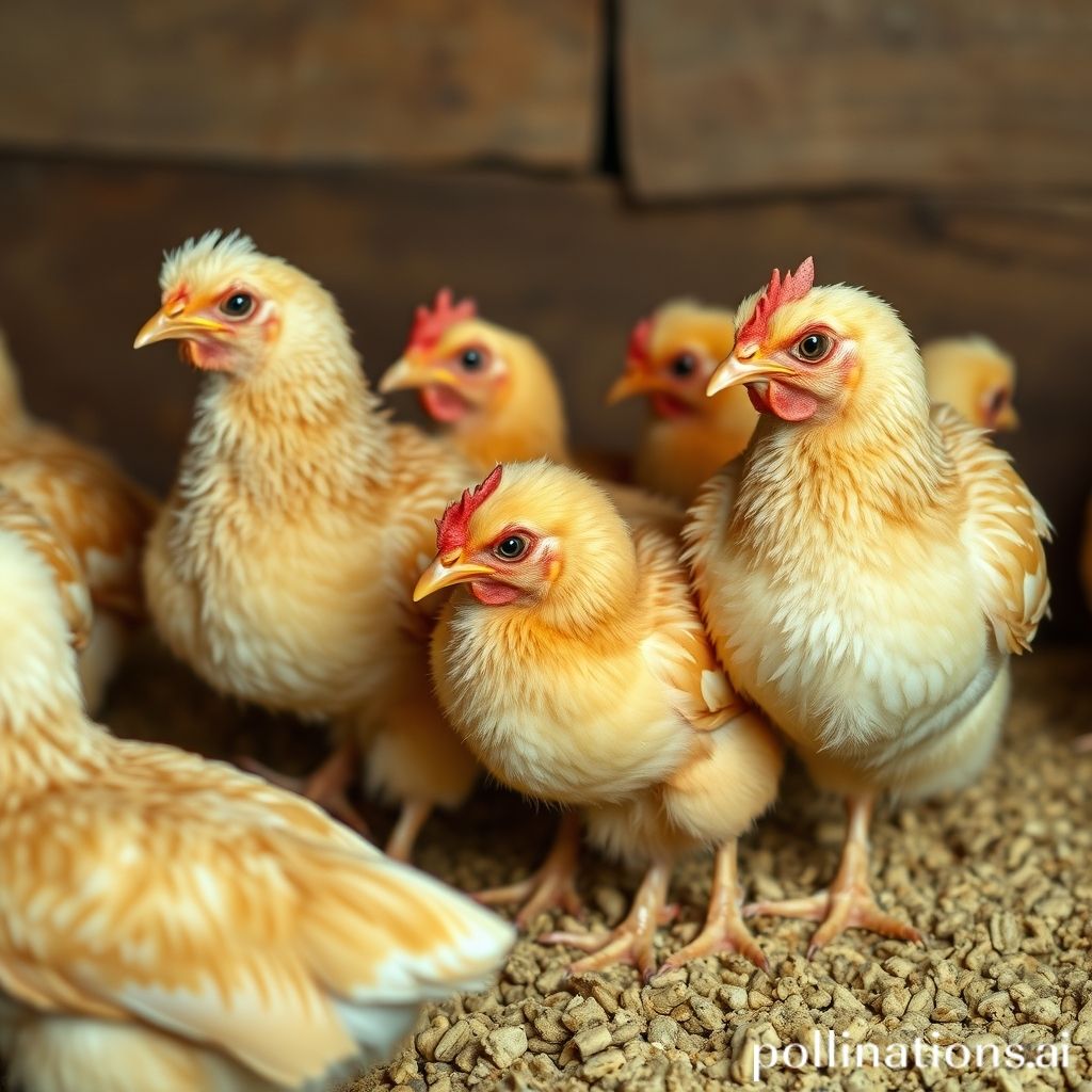 Chickens and grit.