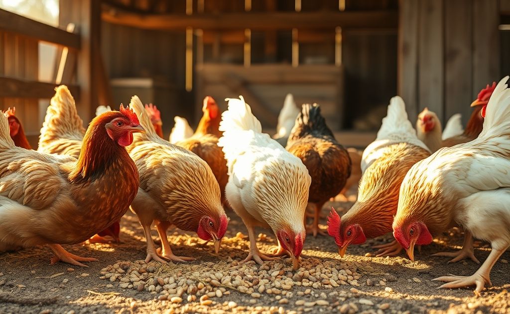 Chickens instinctively manage their eating habits
