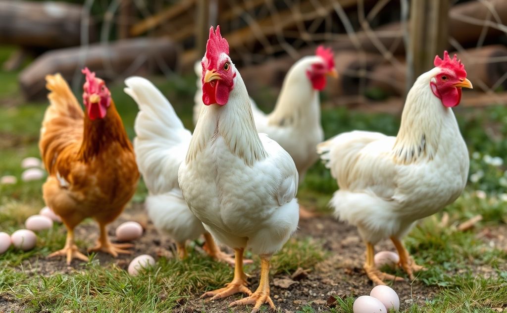 Chickens known for the tastiest eggs