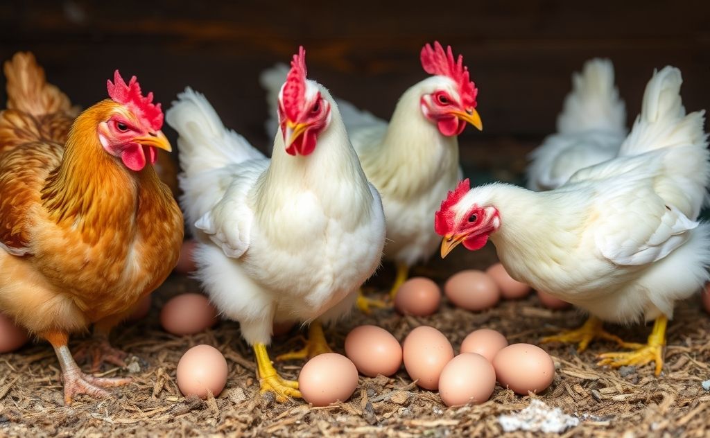 Chickens laying tiny eggs: causes and solutions
