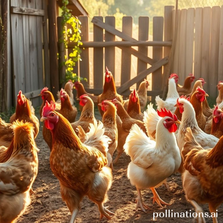 why chickens lose feathers