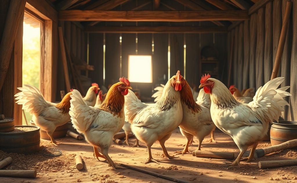 Chickens lost flight for survival and domestication
