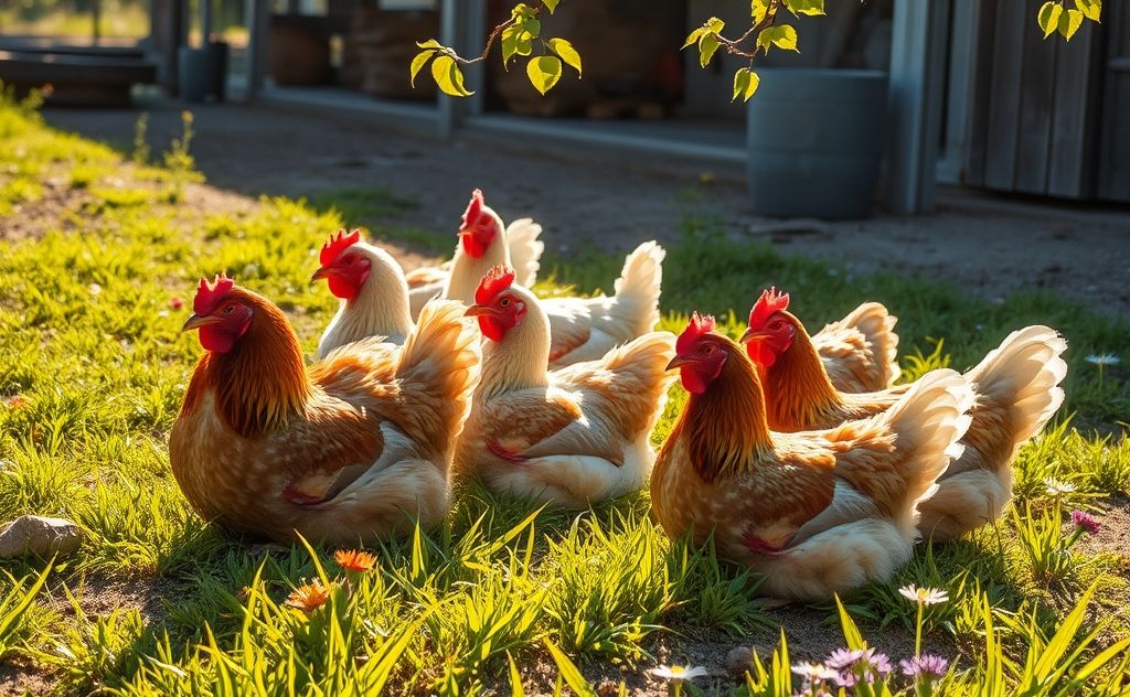 Chickens lying in sun may need attention