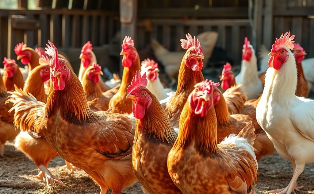 Chickens make warning and distress calls