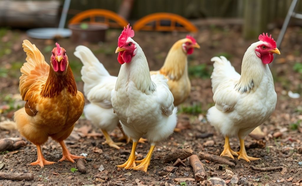 Chickens managing their poop timing naturally