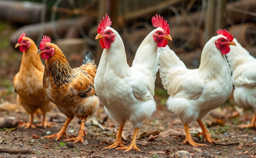 Chickens naturally adapted without pants