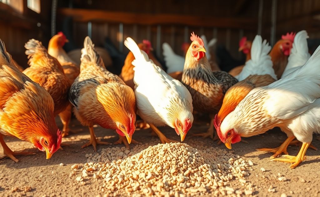 Chickens need grit daily for digestion