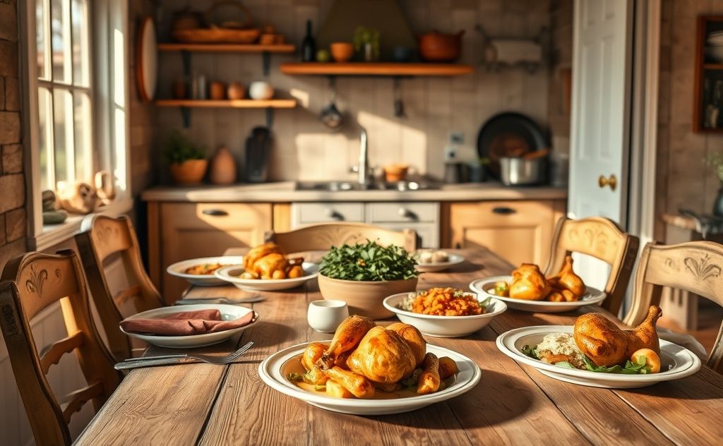 Chickens needed for family of four meals