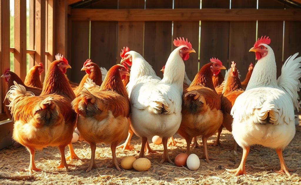 Chickens pecking each other's bottoms explained