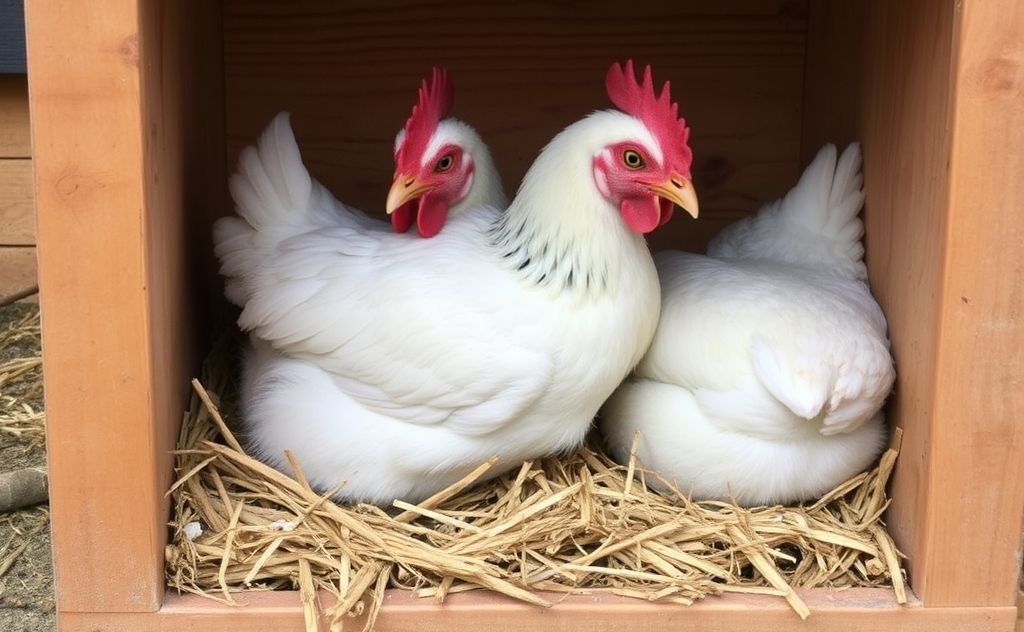 Chickens prefer nesting boxes for sleep comfort