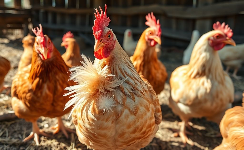 Chickens pull feathers for stress or health issues