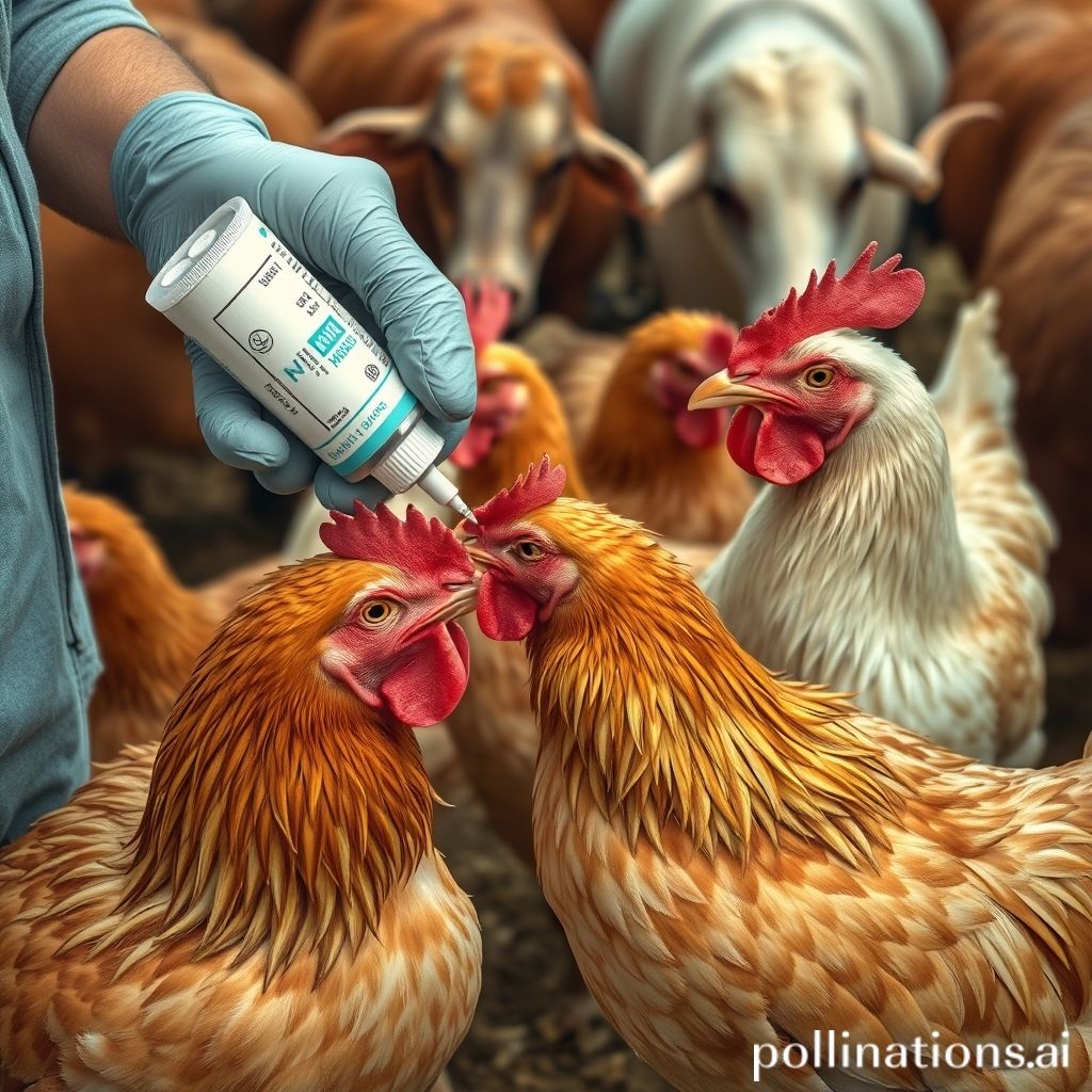 how much corid to give chickens