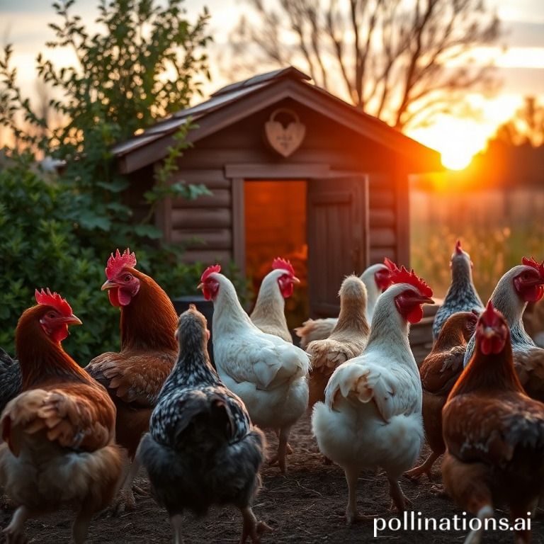 how to get chickens back in coop