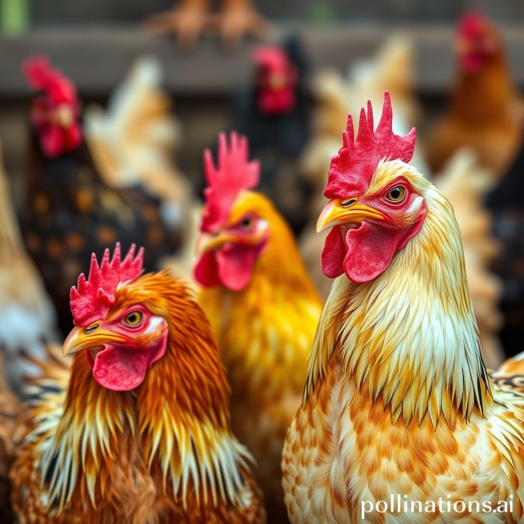 what colors can chickens see