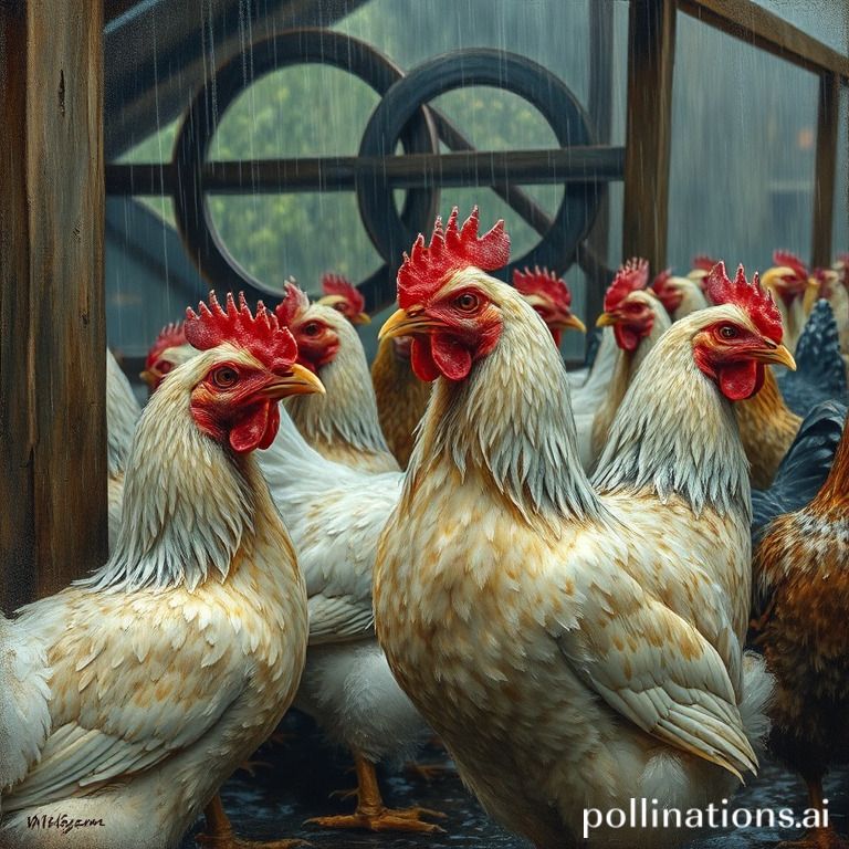 what to do with chickens when it rains