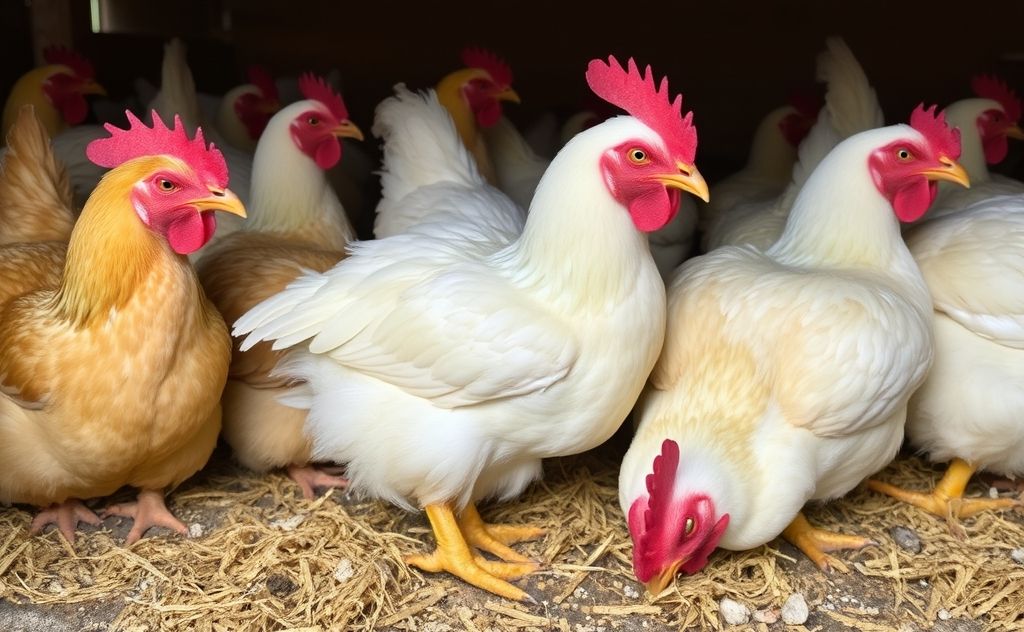 Chickens sleep about 8 to 12 hours daily