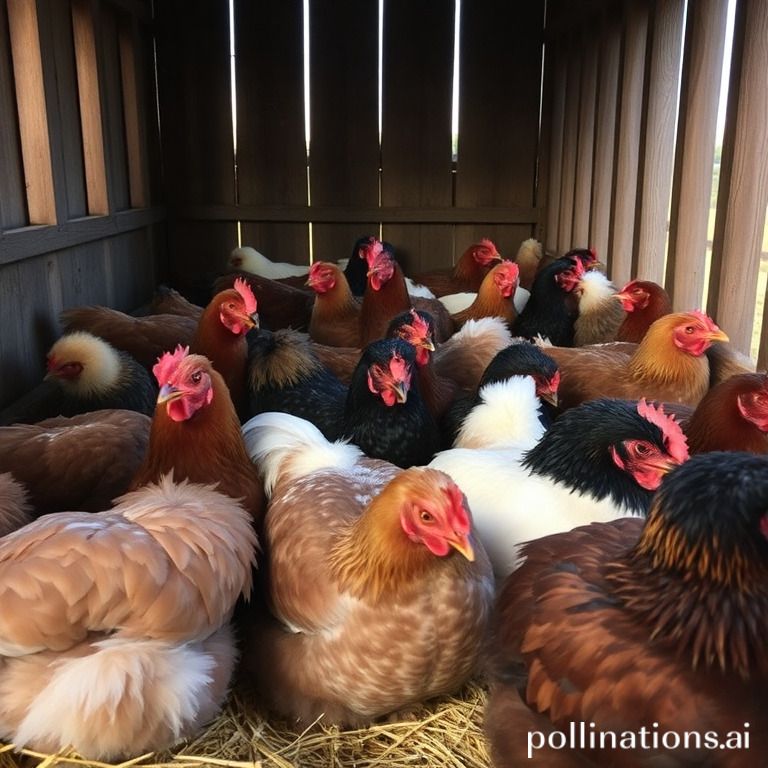 where do chickens sleep in coop