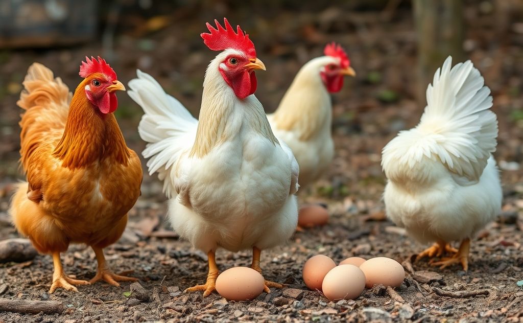 Chickens squawk after laying eggs for communication