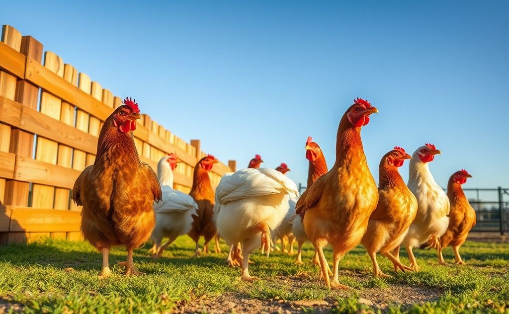 Chickens stand on one leg to rest and relax