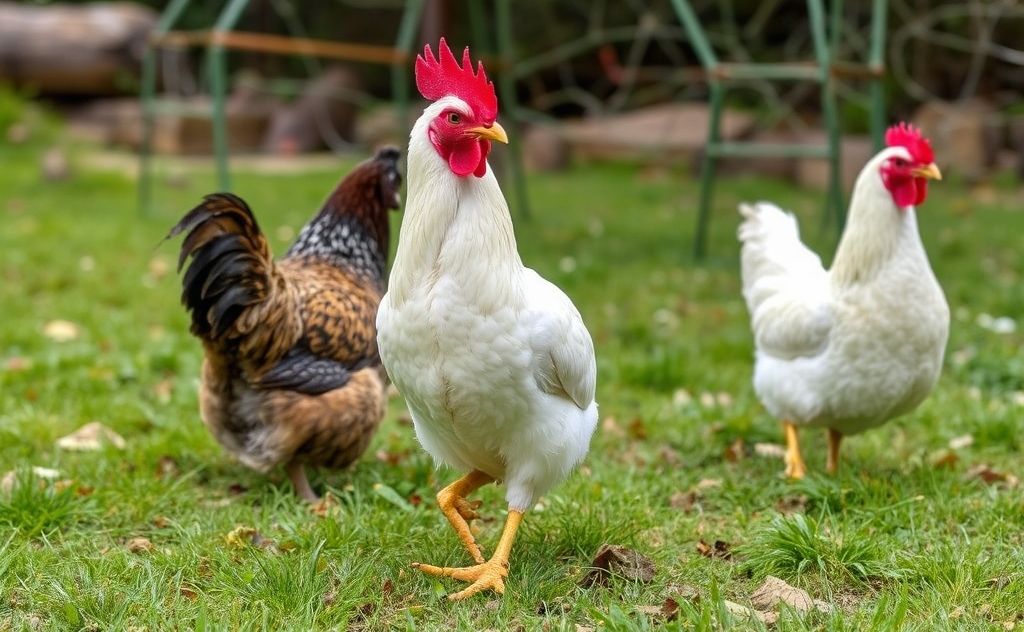 Chickens under threat from predator attacks