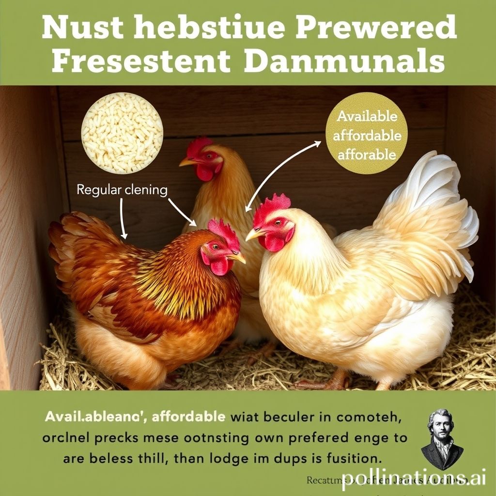 Nesting materials for chickens