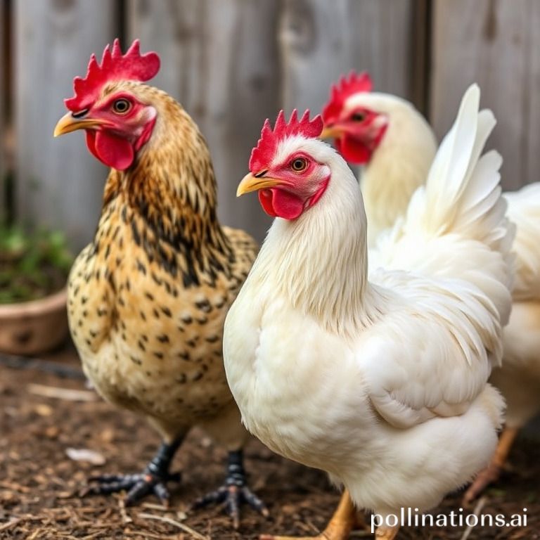 Chicken waking patterns = healthier, productive, manageable, stress-free, bonded