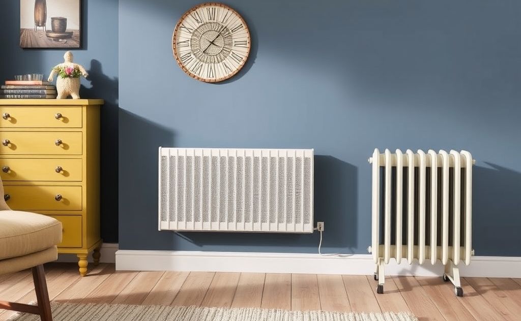 Choose a stylish heater in your color scheme.