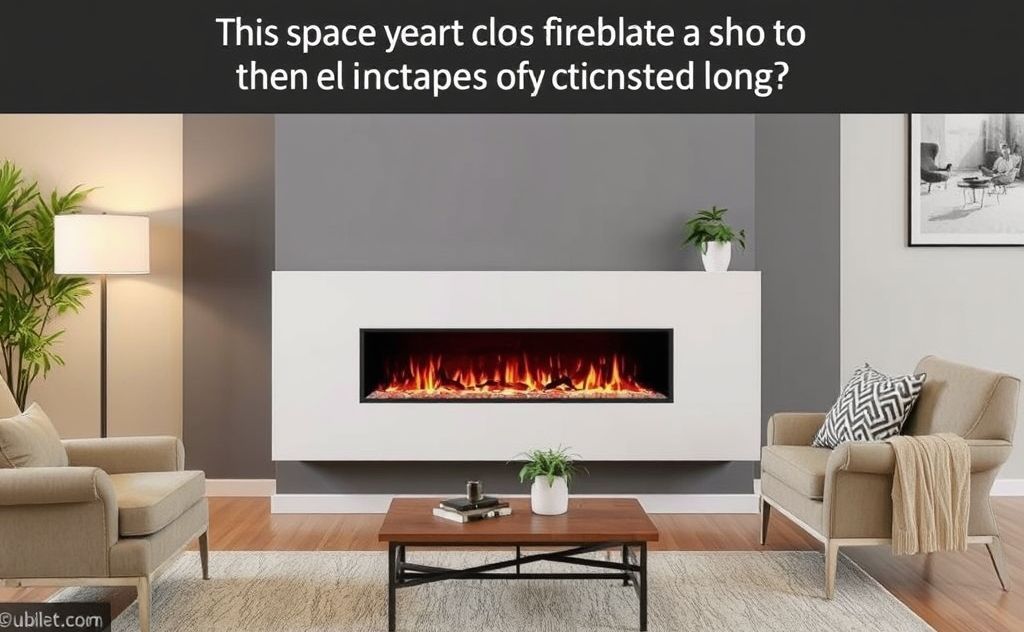 Choose the right size electric fireplace for your space