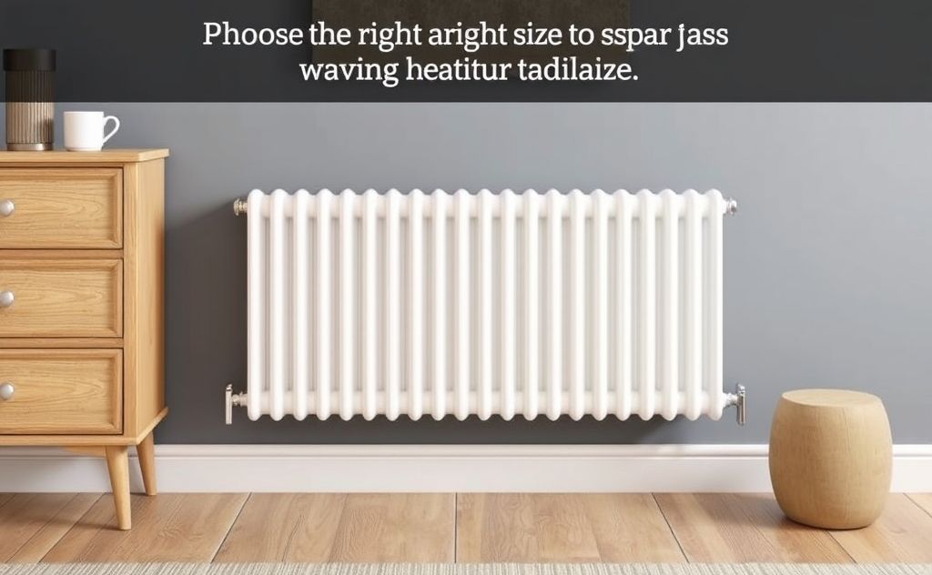 Choose the right size for your heating radiator.