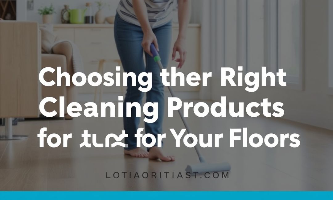 Choosing the Right Cleaning Products for Your Floors​